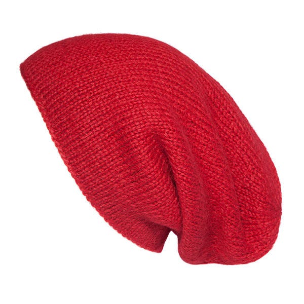 Slouch Beanie Hat, Wool knit Alpaca Toque, Winter Cap, Ethical, Fair Trade Gift, Warm Woollen Slouchy, Hand knitted Eco Gift, Plastic free
