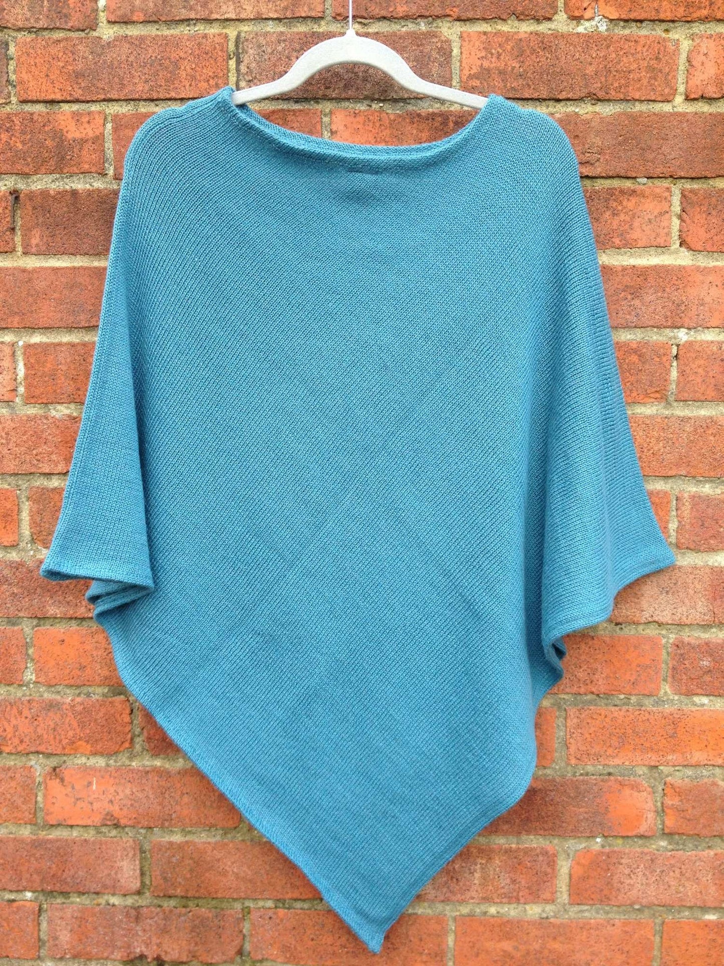 100% Alpaca Poncho, knitted wool, loose fit warm wrap, woollen shawl, winter knit, travel cloak, plastic free, eco gift, ethical, for women