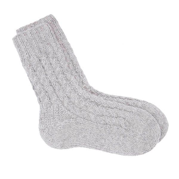 Alpaca Socks Knit Wool, Hand Knitted, 100% Alpaca Winter Socks, Cosy, thick chunky knit. Ethical, fair trade and eco friendly. Plastic free