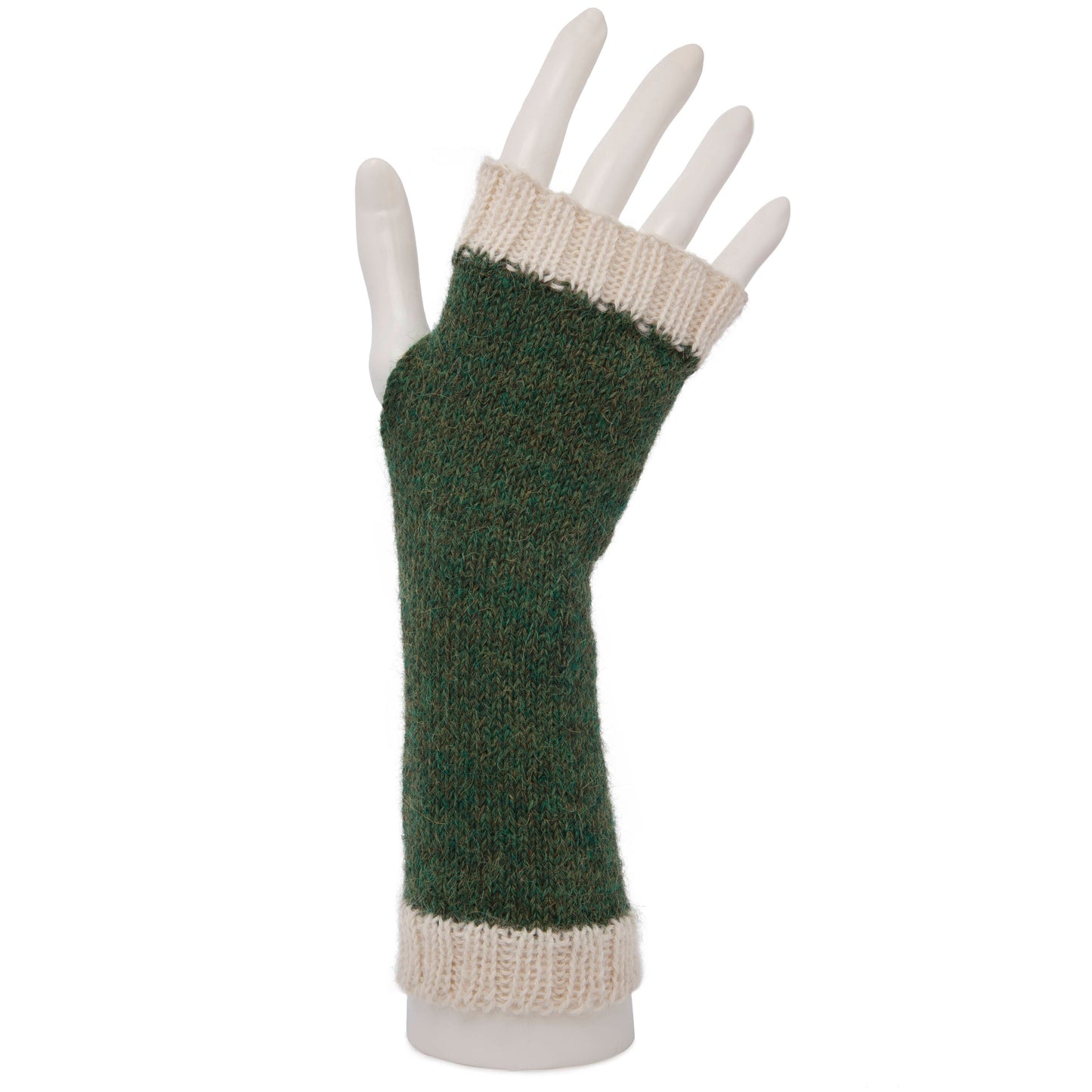 Fingerless Mittens Alpaca wool, Knitted Wrist warmers, Fair trade gloves, eco friendly woollen knit hand warmer natural fibres, plastic free