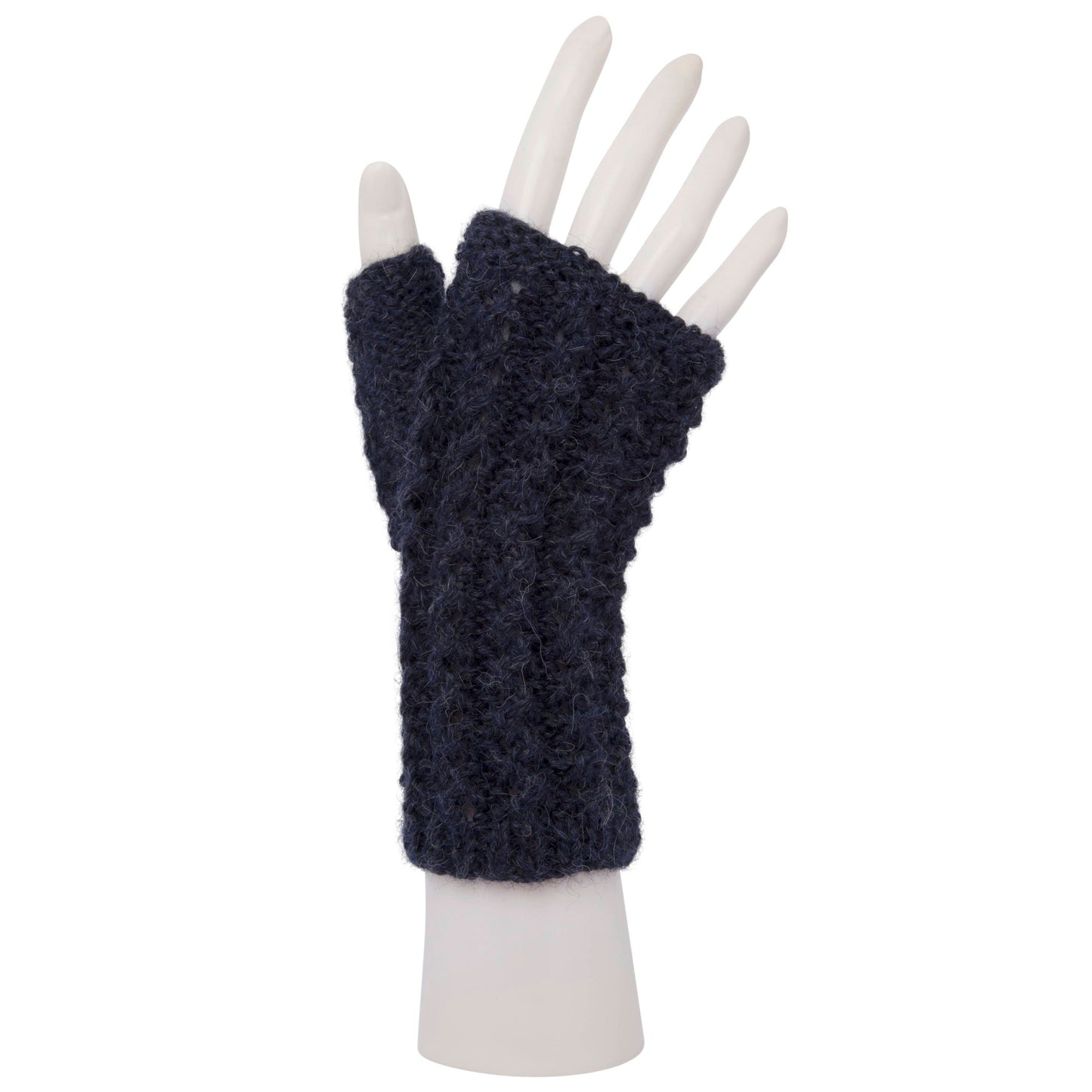 100% Alpaca Fingerless Mittens, Gloves, Wristwarmers, Fair trade, ethical gift