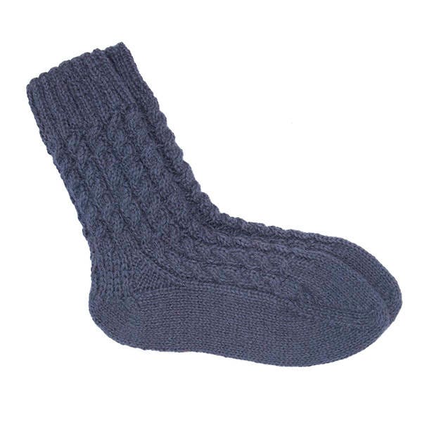 Alpaca Socks Knit Wool, Hand Knitted, 100% Alpaca Winter Socks, Cosy, thick chunky knit. Ethical, fair trade and eco friendly. Plastic free