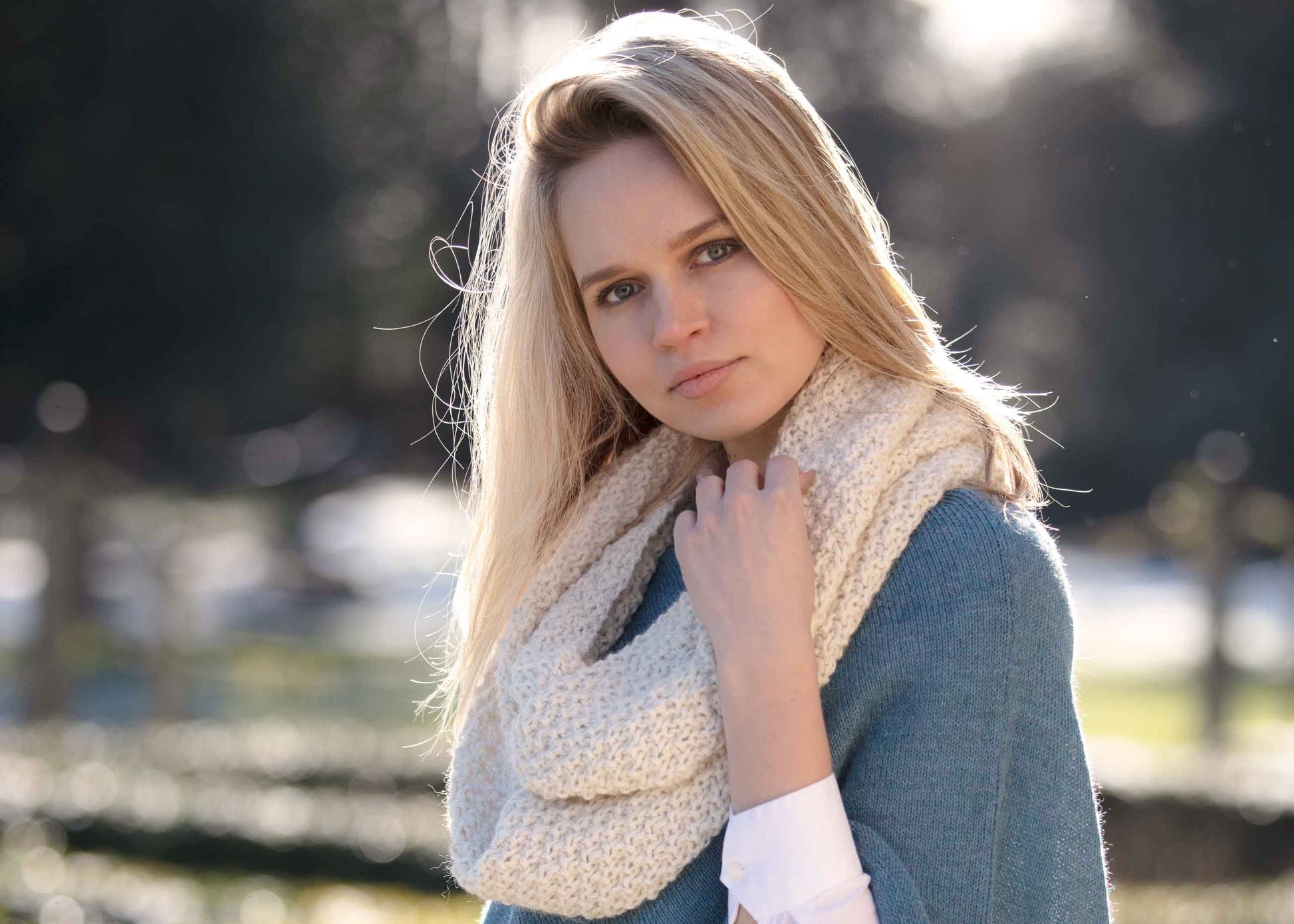 Snood Scarf, Alpaca Wool, Infinity Circular Scarf, Hand Knitted Soft, Warm Chunky knit winter, natural fibre, fair trade, eco friendly