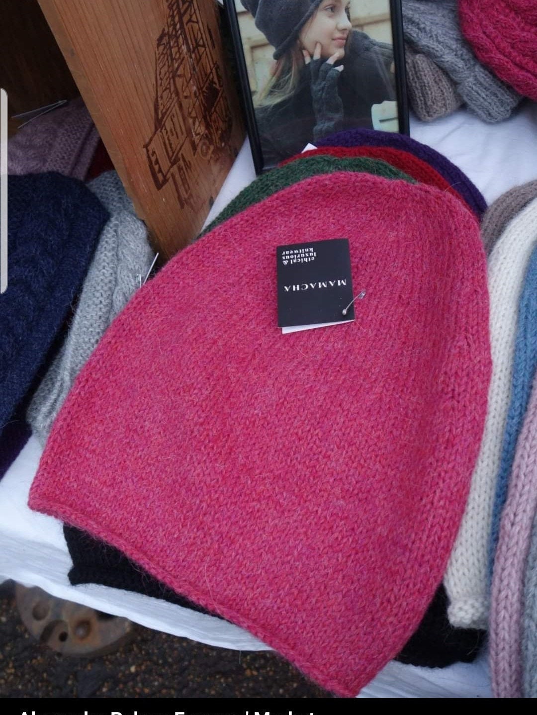 Alpaca Slouch Beanie, Hand knitted, 100% Alpaca Wool Toque, Winter Alpaca Wool Slouchy Hat, Ethical, Plastic Free, Fair trade gift, Mamacha