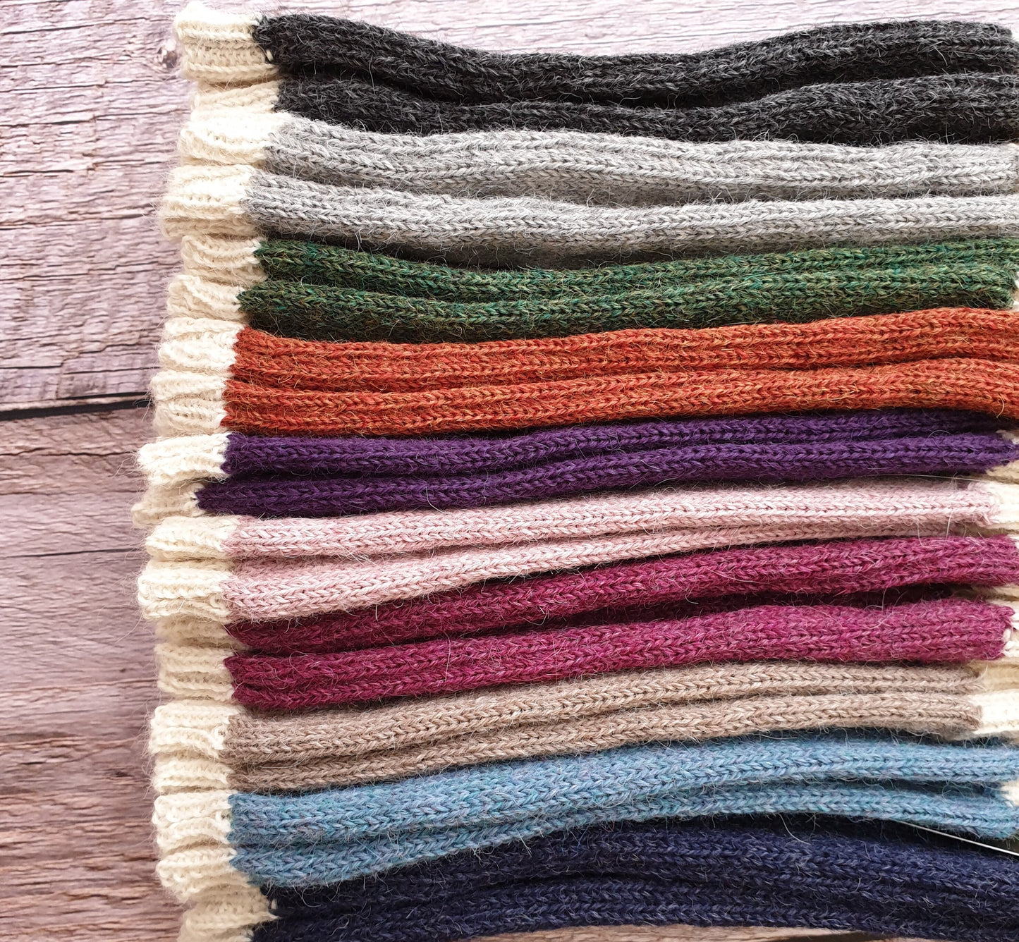 100% Alpaca Fingerless Mittens, Hand warmers, Wool knit Gloves, Wrist warmers, Fair trade, ethical gift, eco friendly, plastic free, warm