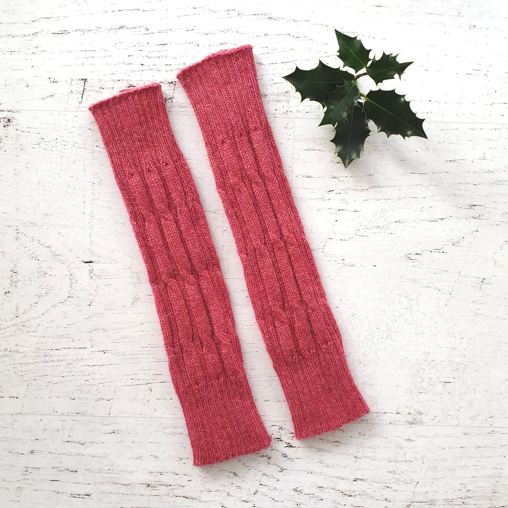 Leg warmers, knit warm alpaca wool. Pilates, Yoga, Dance. Welly socks, slouchy knitted leggings, boot cuffs, knee high footless socks, eco